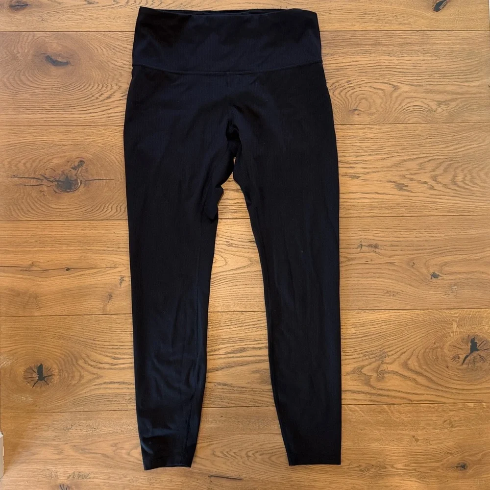 Lululemon athletica Wunder Train Ribbed high rise tight 28" - black - Picture 4 of 6